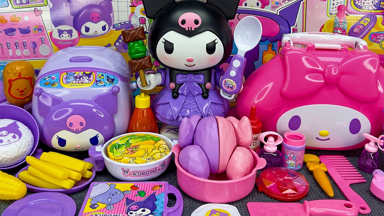 Satisfying with Unboxing Hello Kitty Kitchen playset Sanrio Cooking toy ASMR | Review Toys