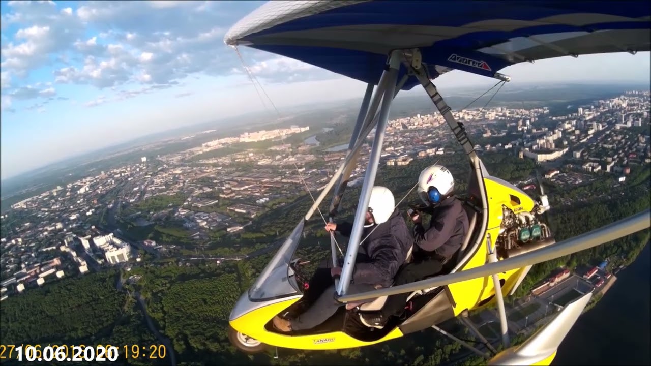 Apogee-Flash + Tanarg trike. Flight to Ufa.