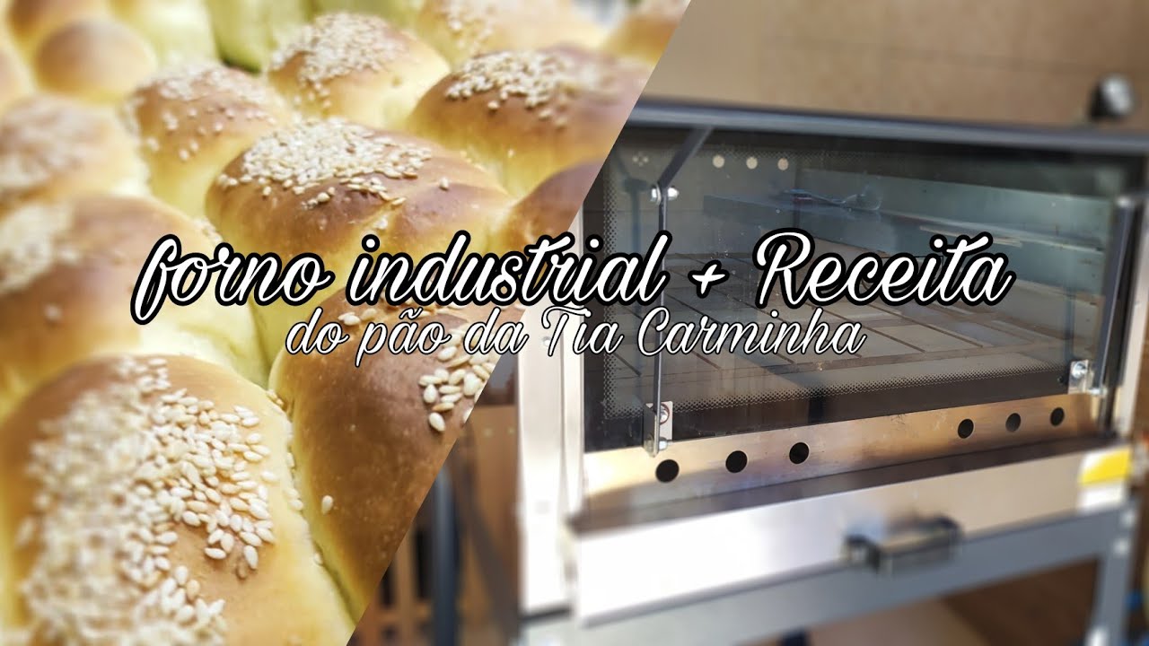 #fornoindustrial + Receita do pão da Tia Carminha