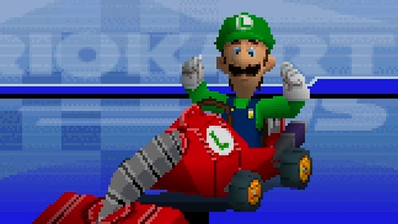 Mario Kart DS - 150cc Flower Cup Grand Prix (Luigi Gameplay)