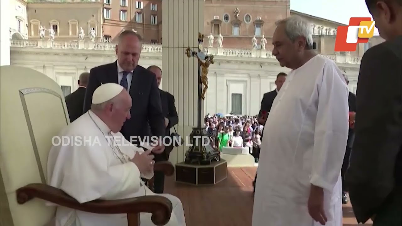 Odisha CM Naveen Patnaik meets Pope Francis in Rome