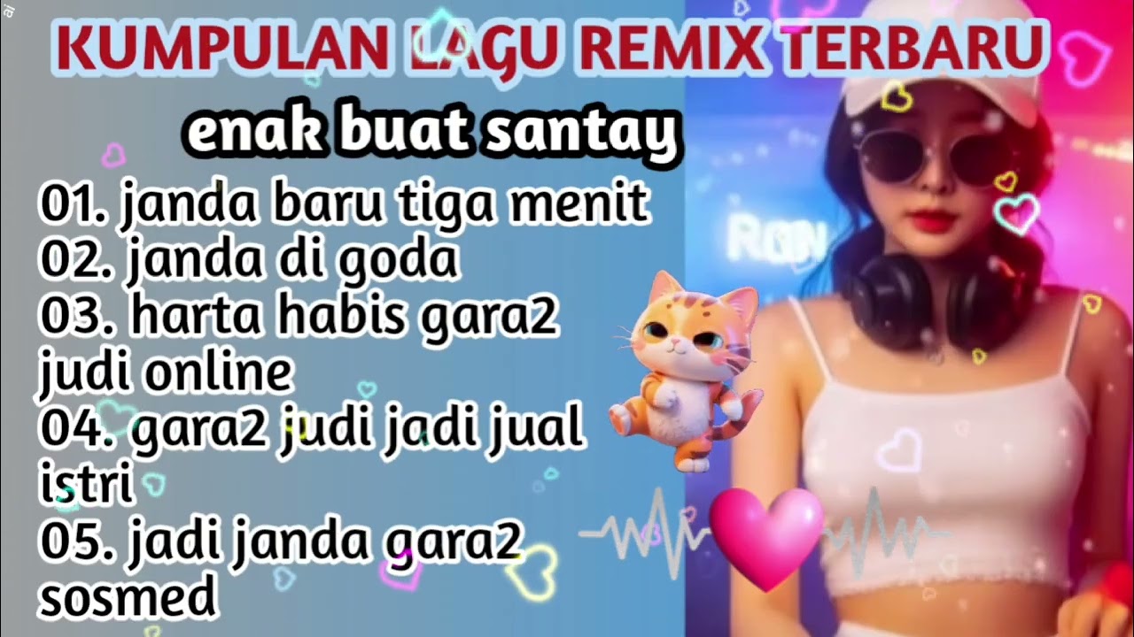 kumpulan lagu remix terbaru# janda baru tiga menit# musik# lagu ai