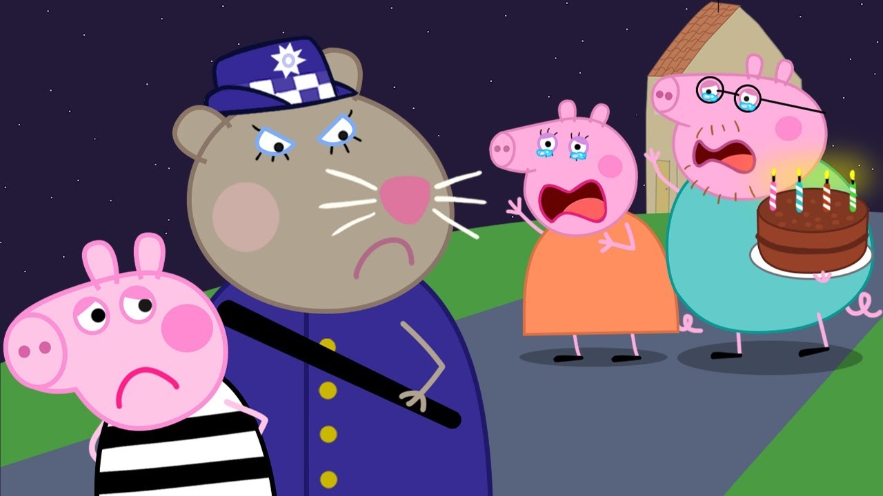 Police...please release Peppa? | Peppa Pig Funny Animation