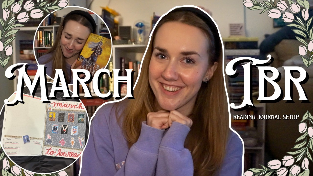 March TBR & Reading Journal Setup 🌷