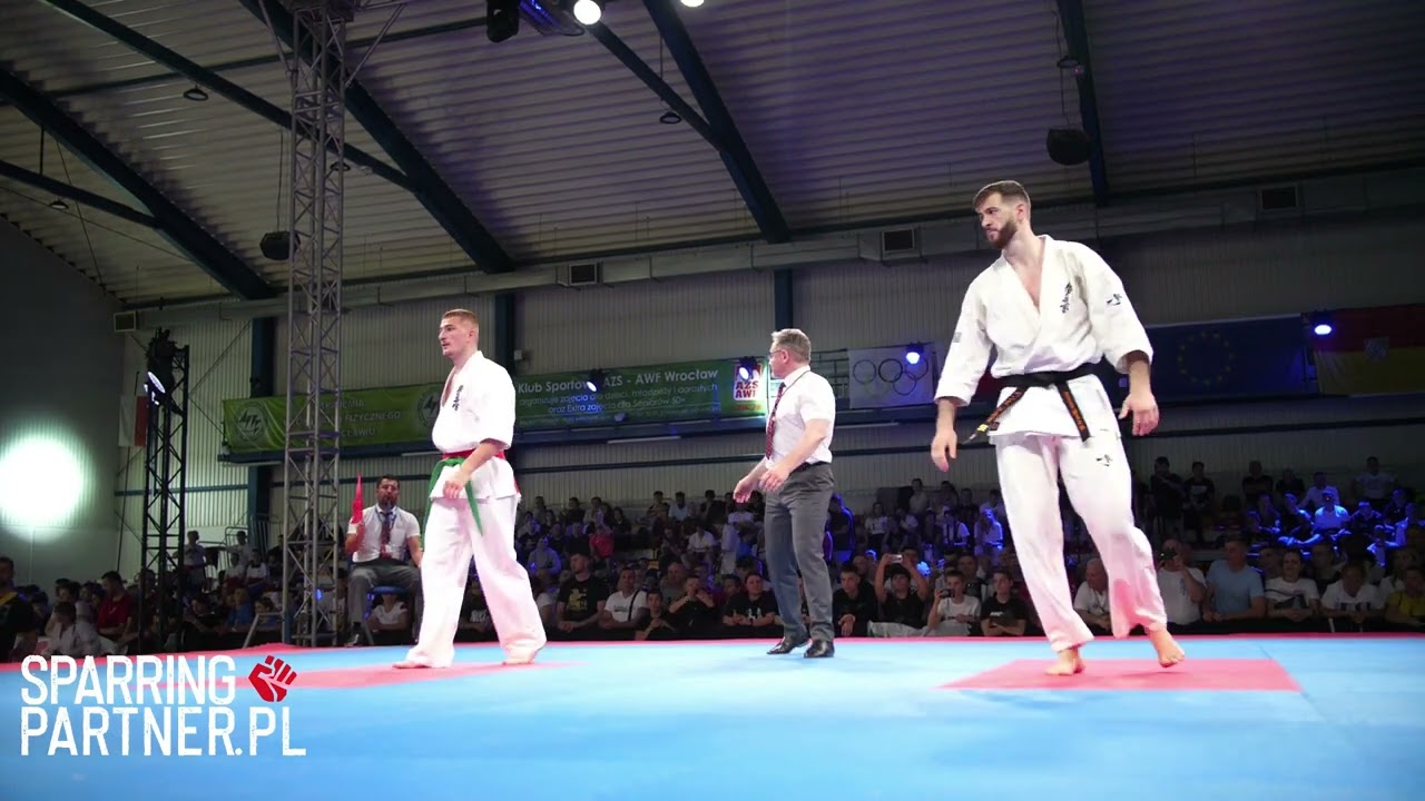 Aleksandar Komarovski vs Bence Draga Man -80kg European Karate Kyokushin Championships