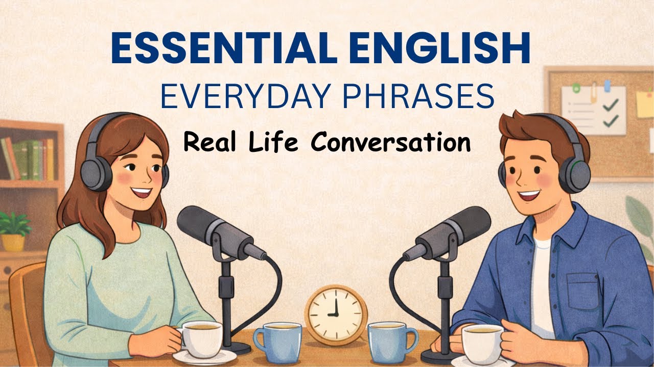 Real Life English Podcast | Essential Phrases for Everyday Life | English Conversation