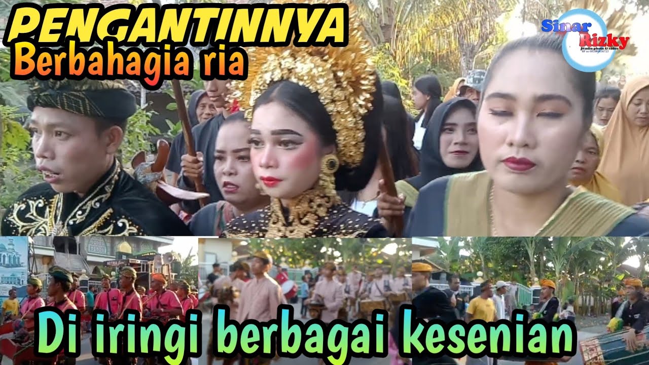 Pengantin Batu Lawang di iringi banyaknya kesenian tradisional adat Lombok#subscribe #sejati