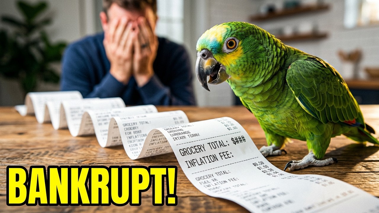 🦜🤣 Try Not to Laugh: Talking Parrot vs Inflation & Adulting 💸