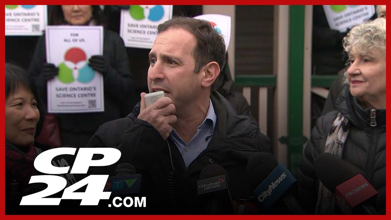 Community rally for the Ontario Science Centre