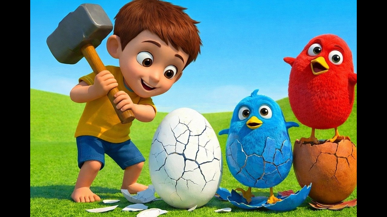 Naughty Boy Stole the Eggs! 🥚😱 | Police Officer Chase on Heavy Bike 🏍️🚓 | 3D Cartoon Story