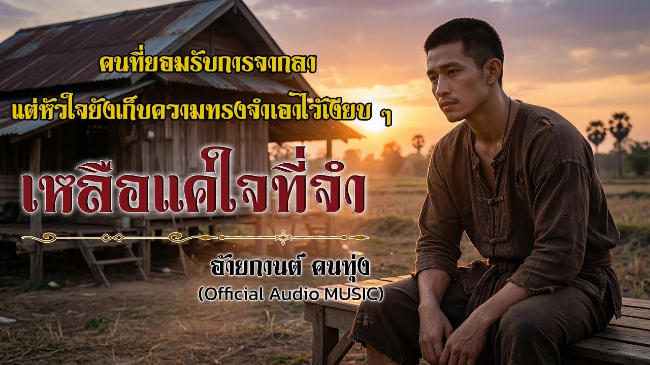 เหลือแค่ใจที่จำ - อ้ายกานต์ คนทุ่ง | เพลงลูกทุ่งลาวอีสาน ซึ้งเงียบ ฟังยาว