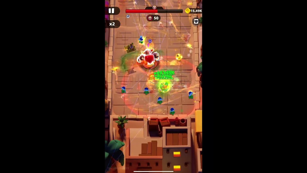 Archero 2. Chapter 127. Wave 50 Boss Flame Demon @ 4.8M CP (302K ATK)
