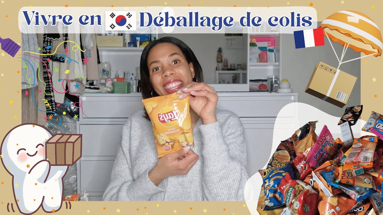 Vivre en Corée du Sud - Déballage colis de Noël