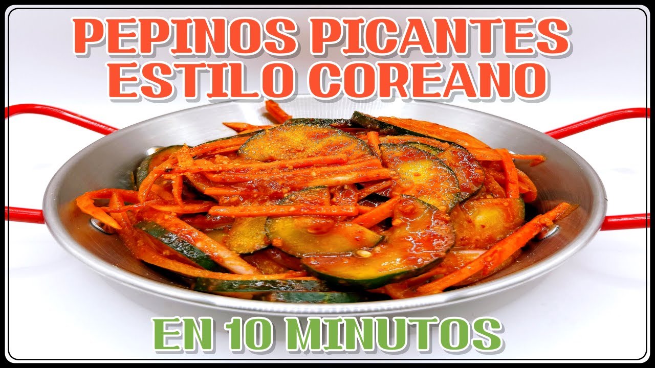 [🇰🇷 I BANCHAN] 🥒 Pepino al estilo coreano en 10 Minutos — 10분 완성 오이무침