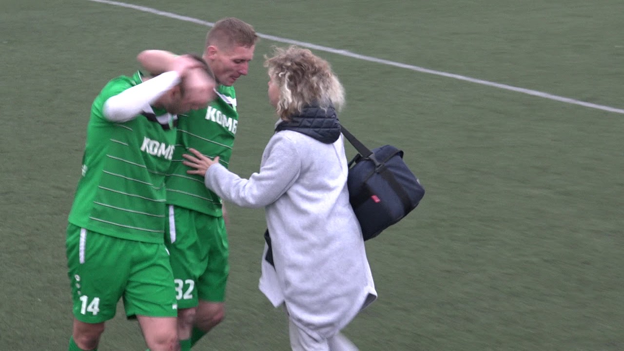 Zadyma po faulu na Krzysztofie Łokietku. Granica - Mrągowia 3:1