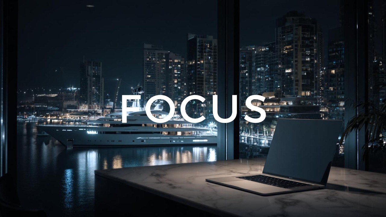 Deep Focus for High Performers 🎧 Luxury Penthouse Ambience | Work, Study, Concentration