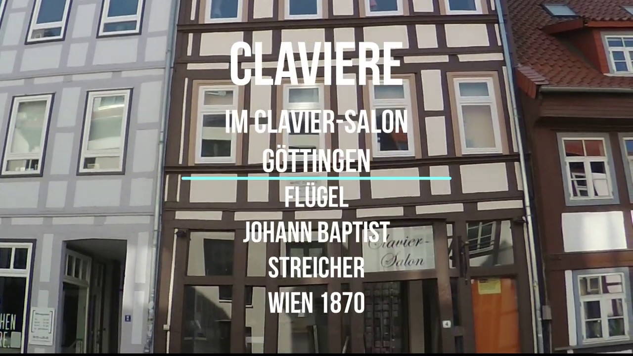 Claviere im Clavier-Salon Göttingen: Johann Baptist Streicher Wien 1870