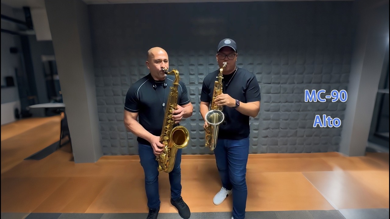 Spanish Pro Drops Pure Gold on Mansdone MC-90 Nickel Silver Sax 🎷✨
