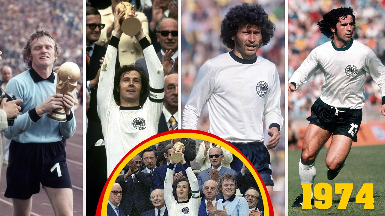 Germany National Team Squad Then and Now World Cup 1974