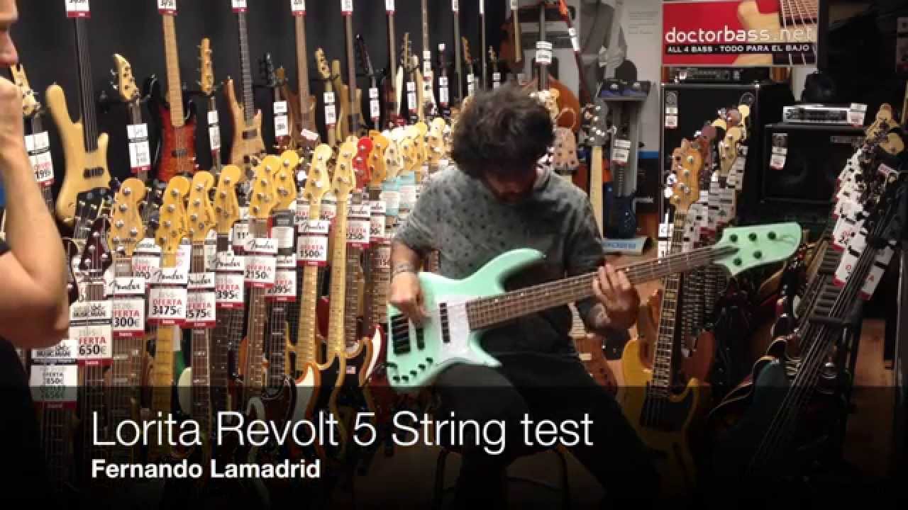 Doctorbass net Recording Sessions  Lorita Basses  Revolt 5 Bass Test by Fernando Lamadrid