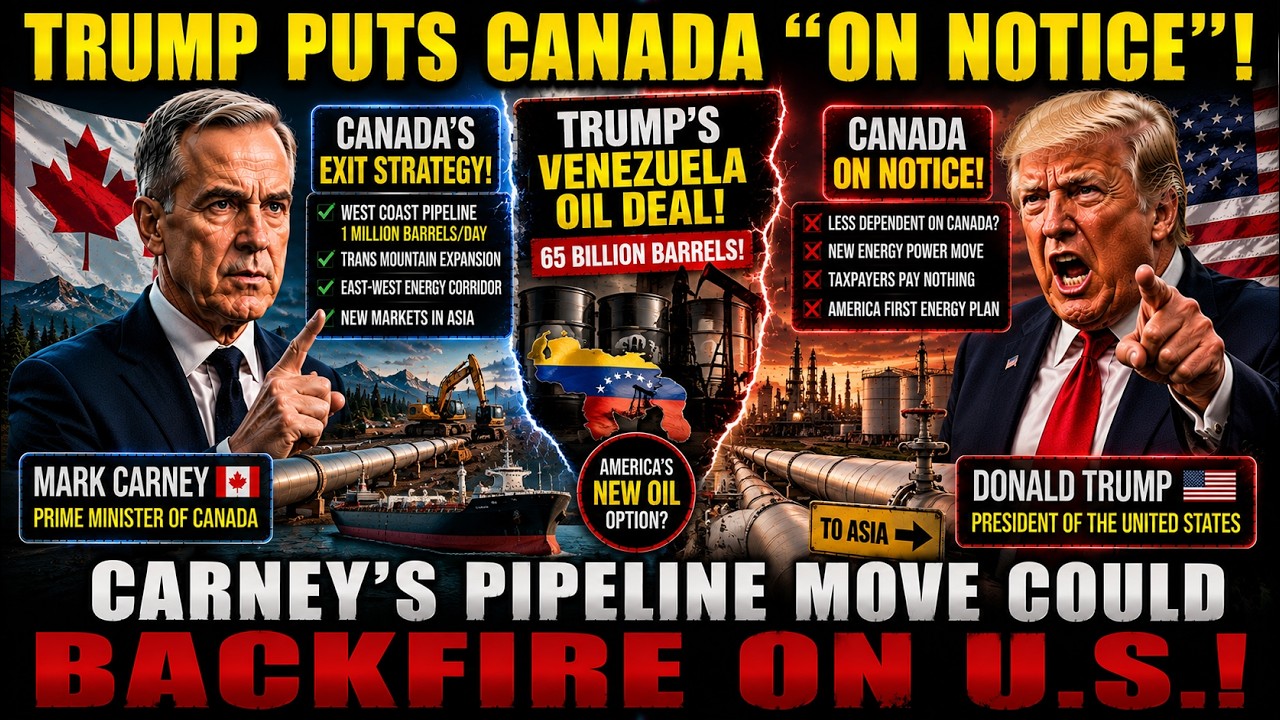 Trump Puts Canada &ldquo;ON NOTICE&rdquo; With Venezuela Oil &mdash; Mark Carney&rsquo;s Pipeline Move Could BACKFIRE on U.S
