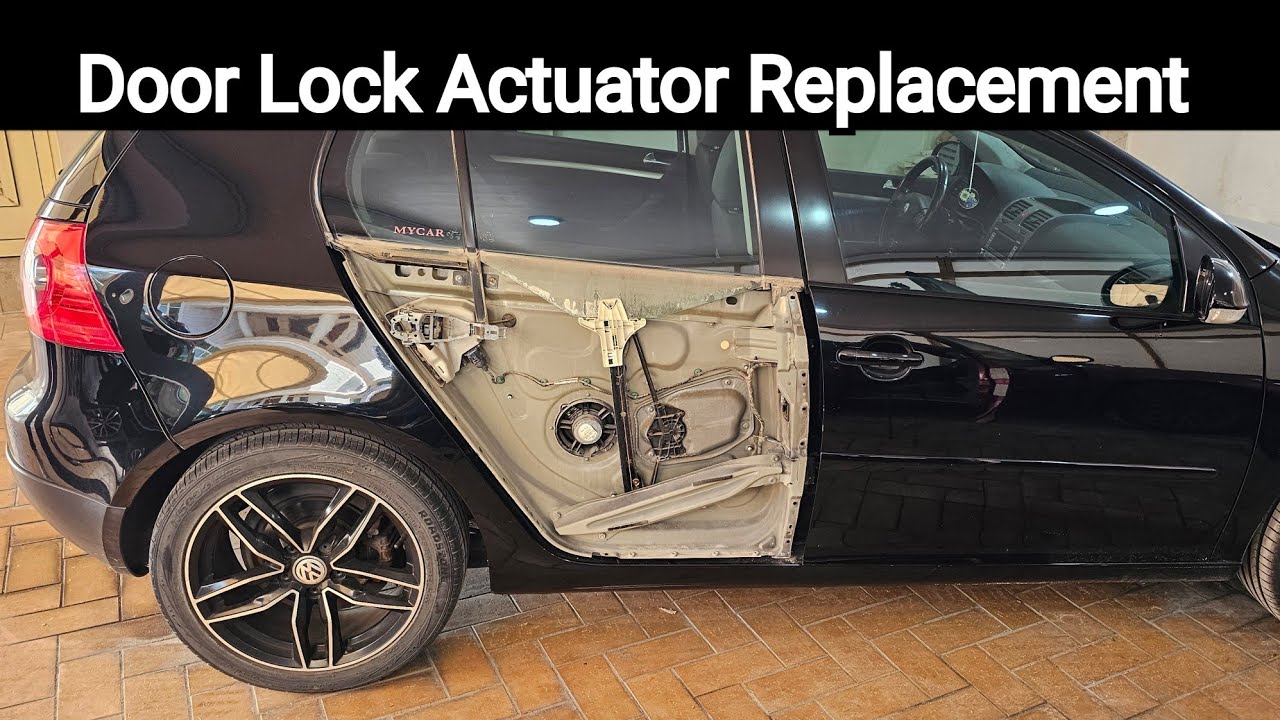 Rear Door Lock Actuator Replacement | VW Golf MK5