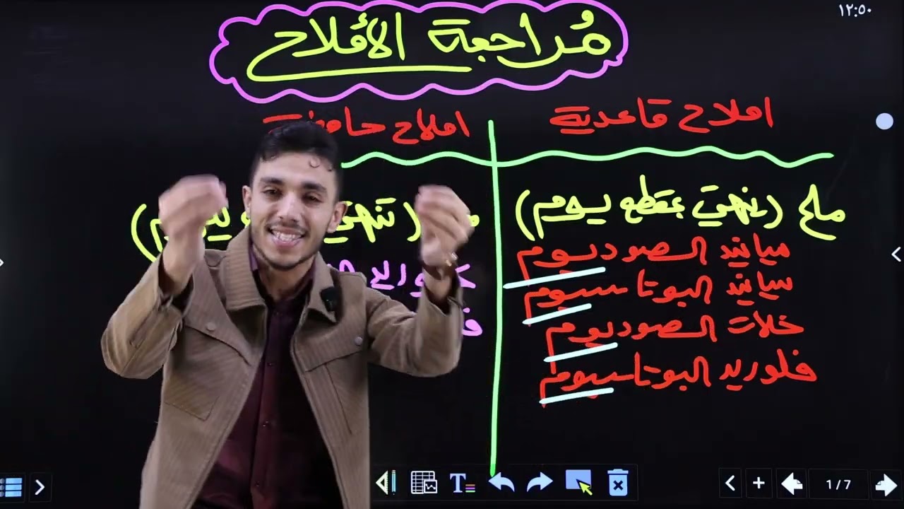 مُراجعة الأملاح الفصل الثالث( بمحاضرة وحدة فقط ) || الأستاذ فاضل الهاشمي 