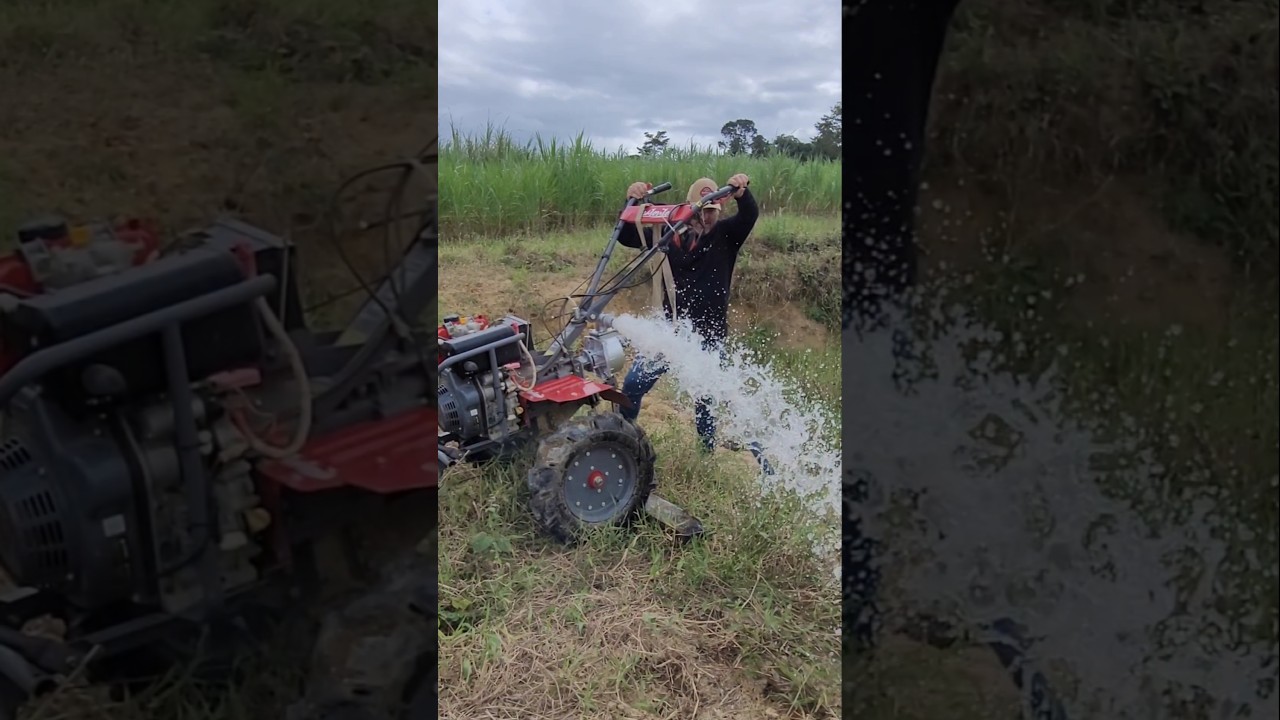TRATORITO 10hp Bombeando agua, Como ASSIM? 