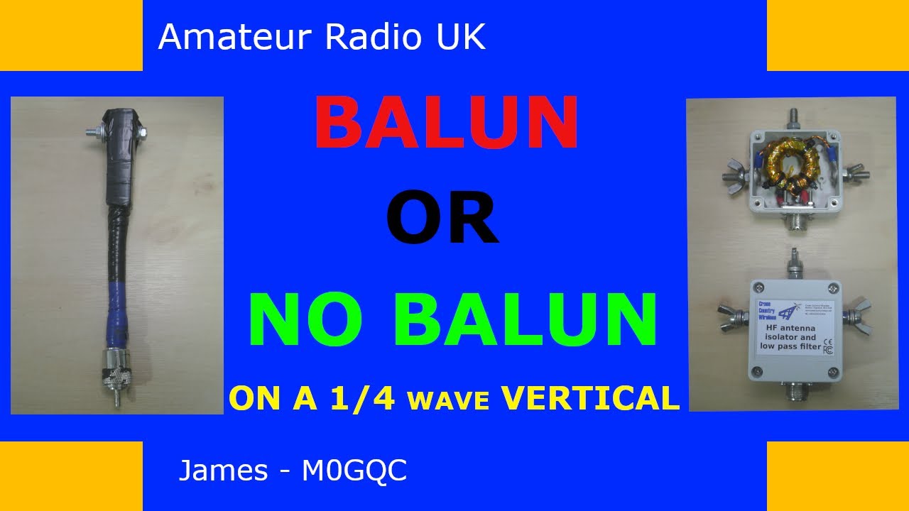 Balun Or No Balun? - Feeding 1/4 wave verticals