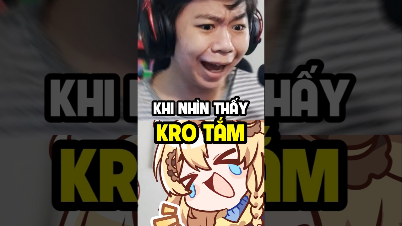 LongHunter When He Saw Kro Taking a Bath #vtuber #vtubervn #vtubervietnam #funny #shorts