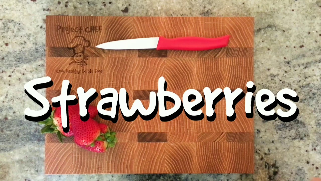 Cutting Strawberries
