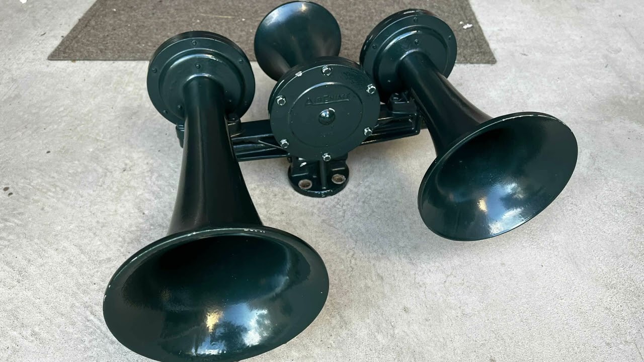 BN Executive Tagless Nathan AirChime K3HA  Train Horn In Cab Audio