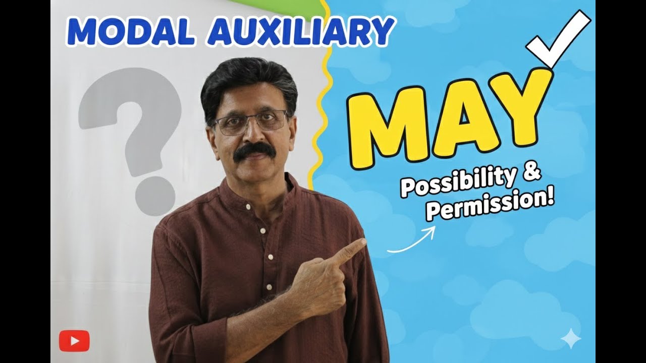 Modal Auxiliaries' May 'Simplified By Suresh sir | NILE Institute Bangalore
