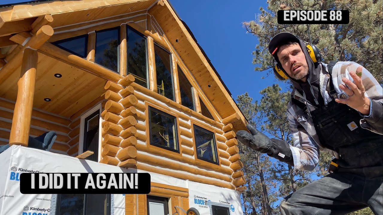 Electrical inspection incoming! Building our own Off Grid Log Cabin/Home 