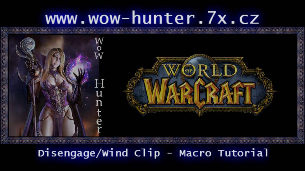 World of Warcraft Hunter Macro Tutorial - Disengage/Wind Clip (www.wow-hunter.7x.cz)