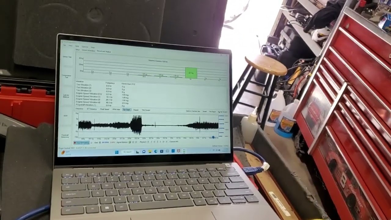 07 gmc alternator making loud noise I used picoscope nvh to show customer