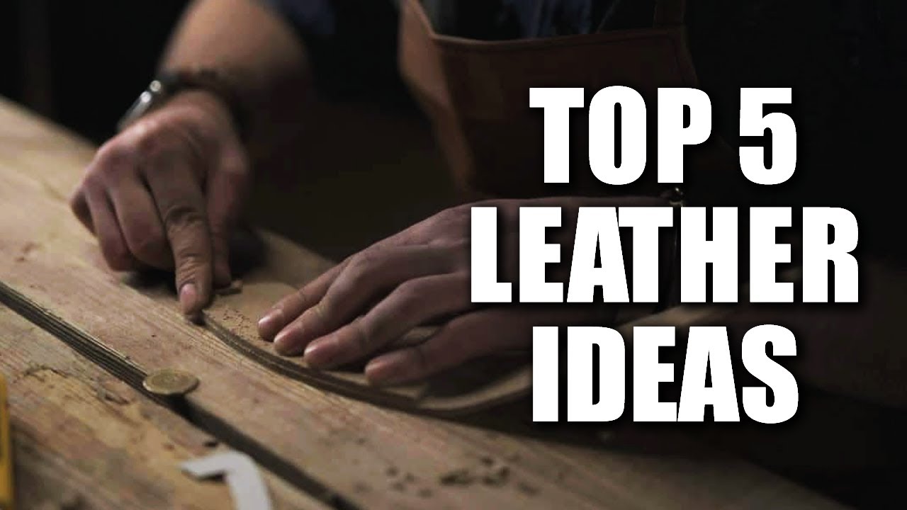 TOP 5 DIY Leather Craft Ideas 2021 | NewMan DIY