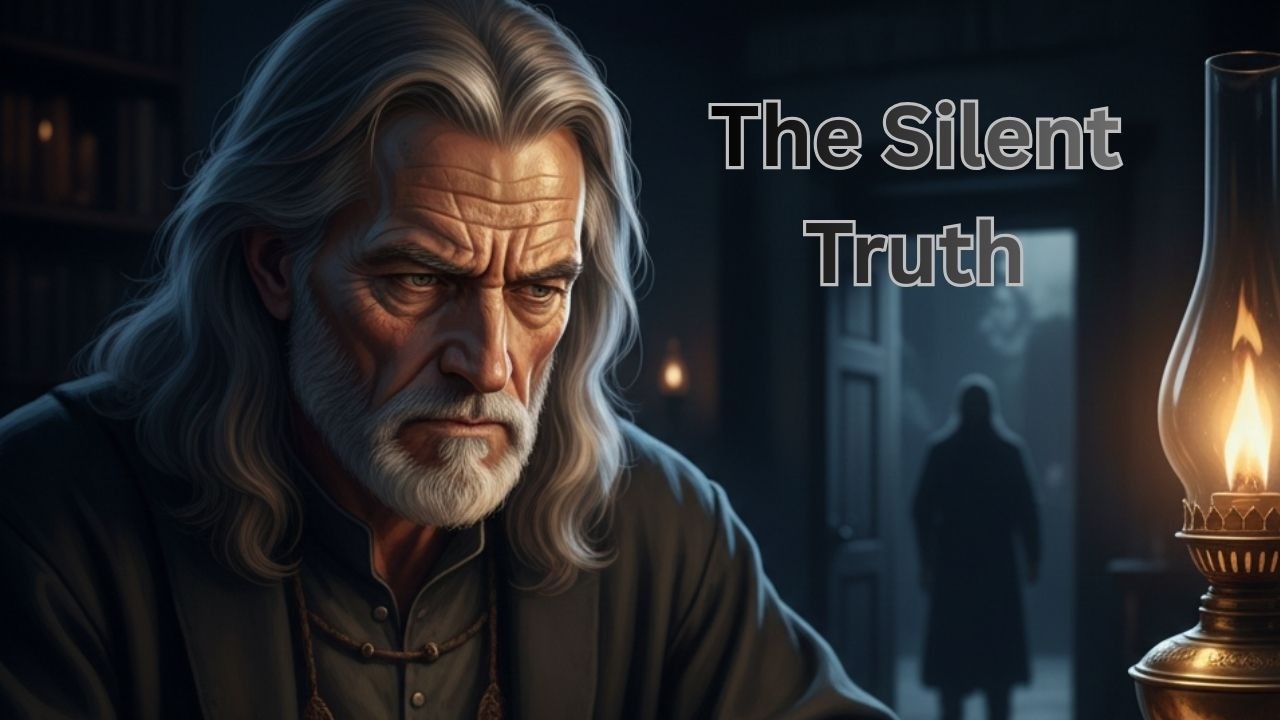 A desert scholar writing under oil lamps in Baghdad | The Silent Truth  |The Wakeful Hour