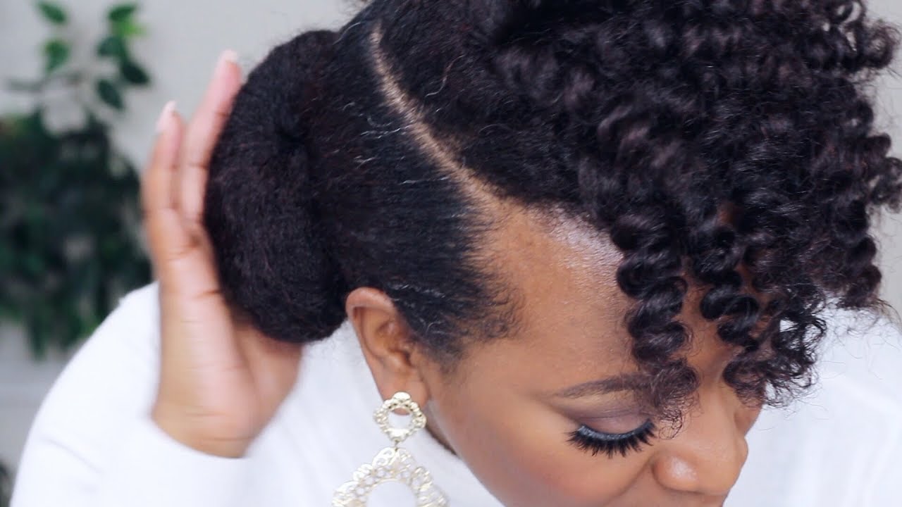 128 Flexi Rod Bun Style ft. TMC Heavenly Halo