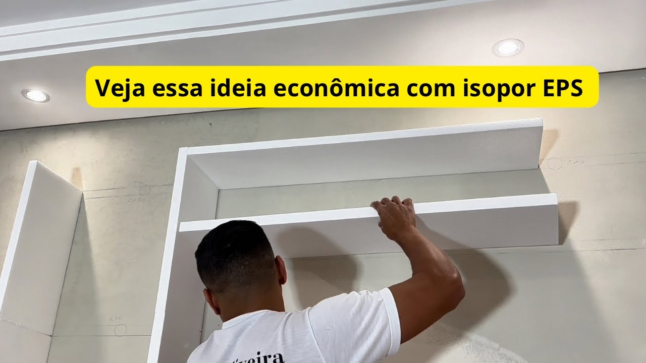 IDEIA BRILHANTE COM ISOPOR EPS! BARATO E FÁCIL DE FAZER!