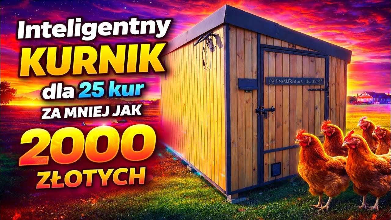Tani i SMART? Kurnik dla 25 kur za 2000 zł – czy to działa?!