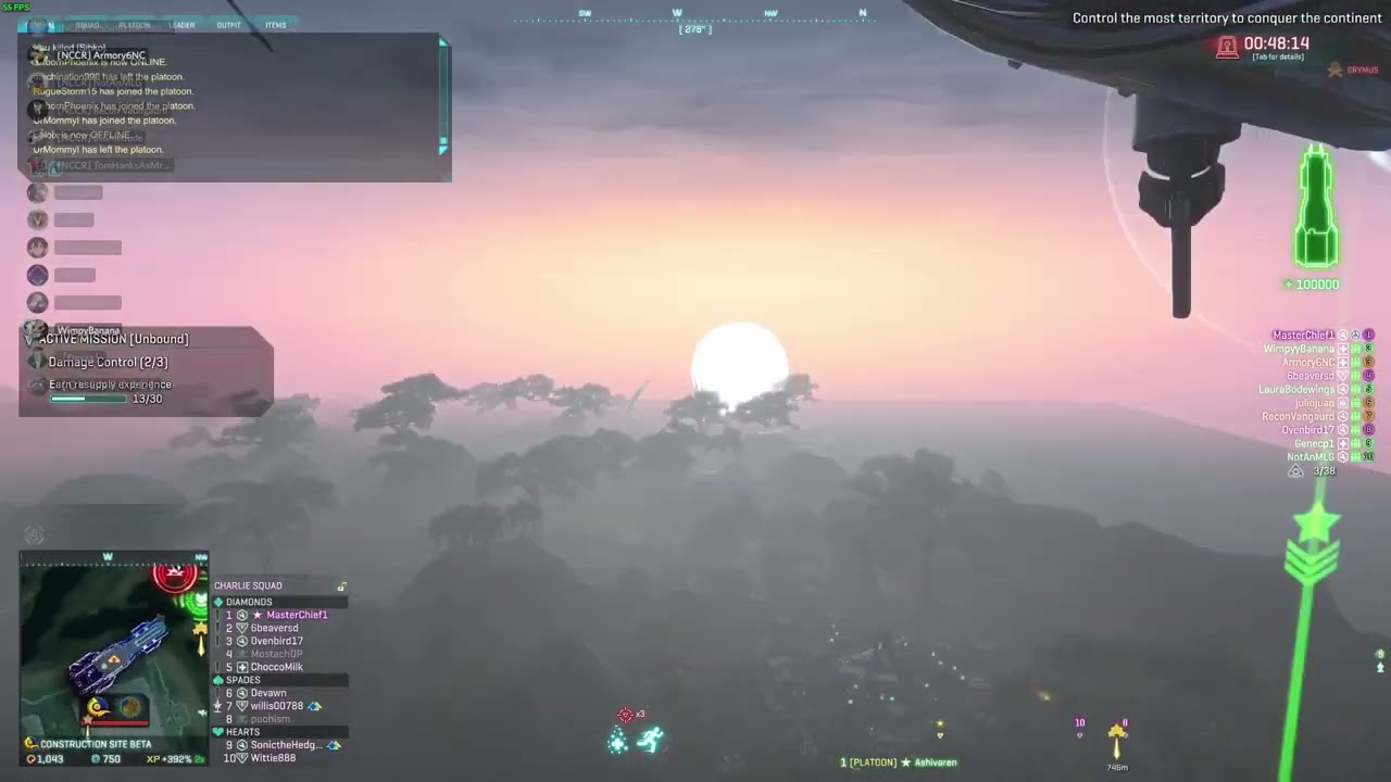 First time flying a bastion | NCCR | Planetside 2