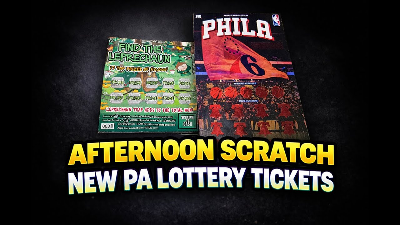 ‼️‼️  NEW PA LOTTERY LEPRECHAUN & 76ERS SCRATCH OFFS | AFTERNOON BONUS!! ‼️‼️