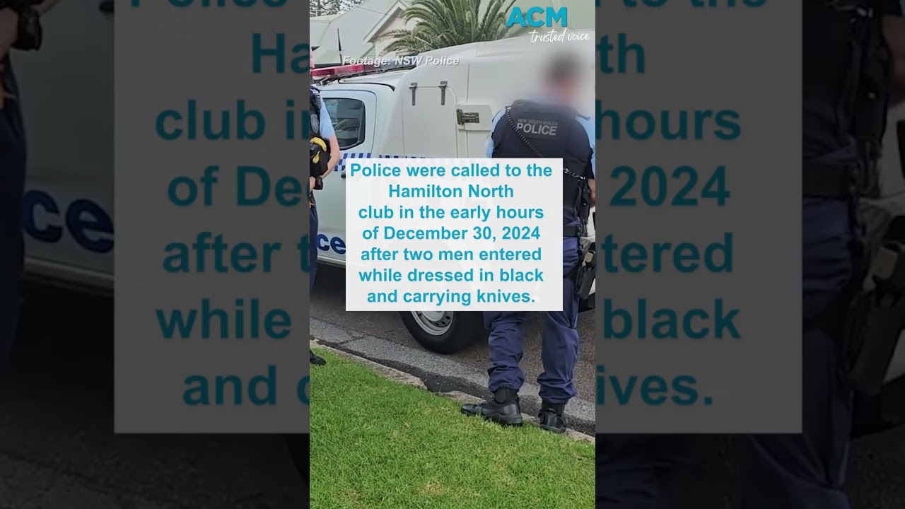 Three charged over 'inside job' armed robbery in Newcastle, NSW