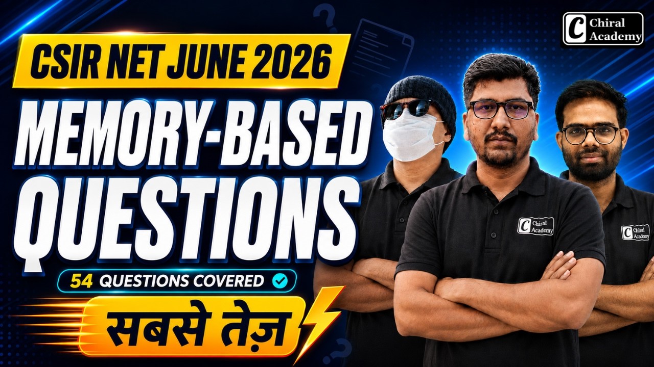 MEMORY BASED QUESTIONS | CSIR NET JUNE 2026
