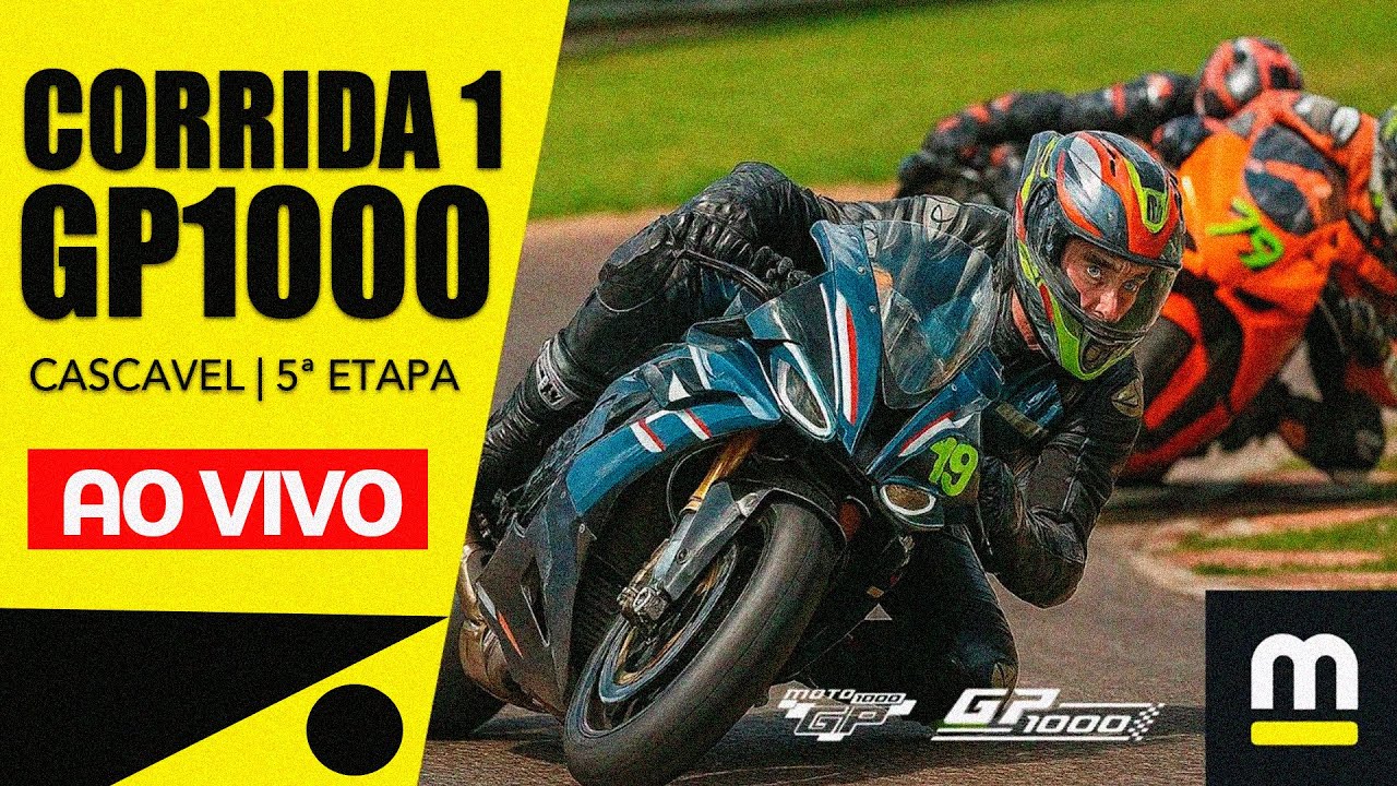 MOTO1000GP - AO VIVO E COM IMAGENS - Cascavel | Corrida 1 | GP1000 - 30/08