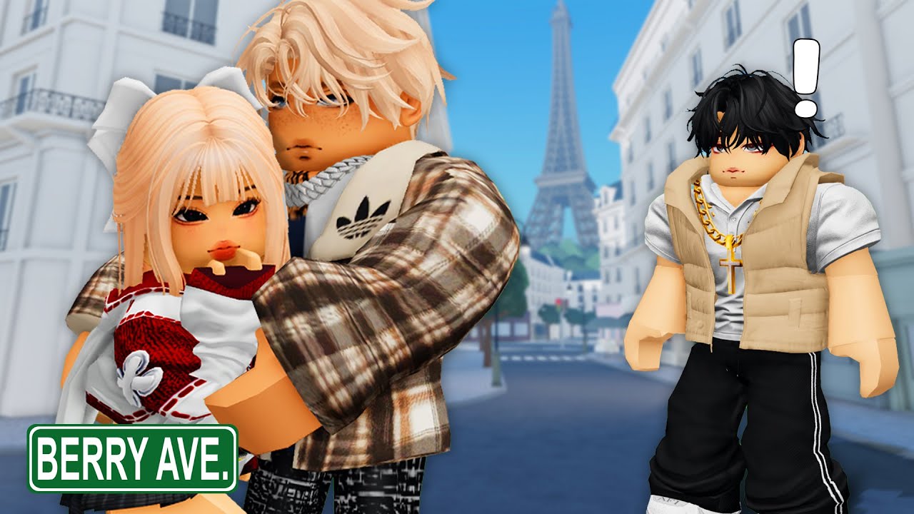 My EX BETRAYED Me… So I TRAPPED a HOT FRENCH MAFIA Boy in PARIS 😭🔥💖Berry Avenue Story💖