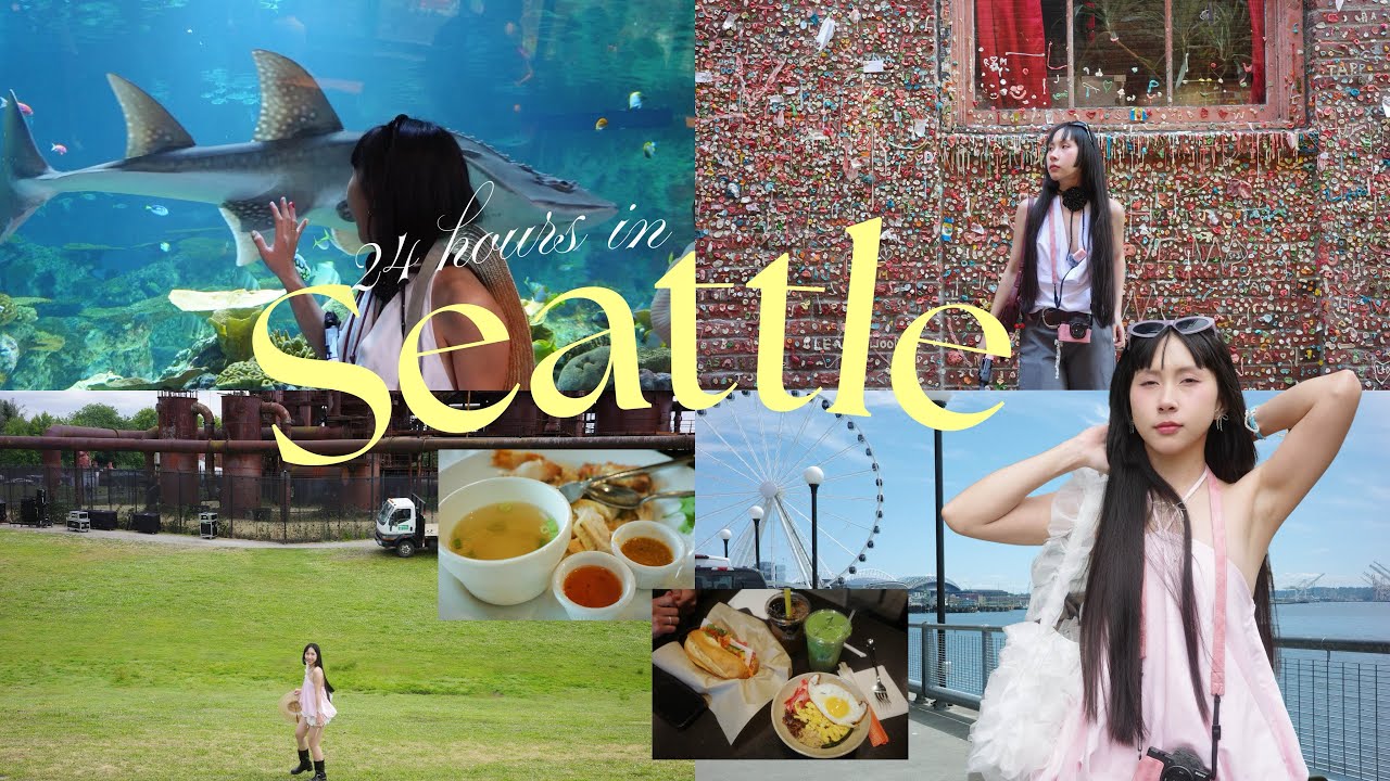  Đi cho biết SEATTLE | 24 tiếng ở Seattle ăn gì ? Chơi gì ? | Gum sống ở Mỹ VLOG ✈️