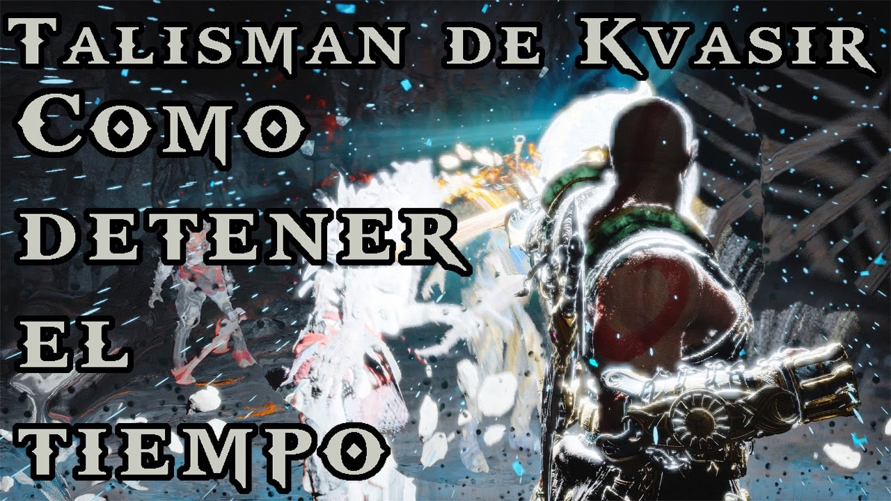 Cómo ralentizar/detener el tiempo en God of War│Amuleto/Talismán de Kvasir #godofwarragnarok