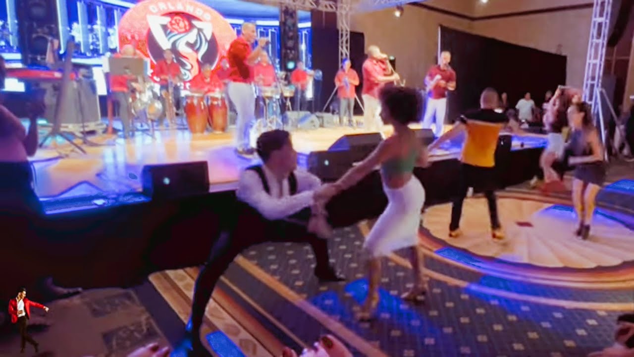 Salsa Nery Garcia, Larissa Oliveira, Jose Luis, Carlos Zafire at the Orlando Salsa Congress
